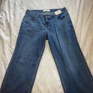 Brand New Low Rise Baggy Hollister Jeans